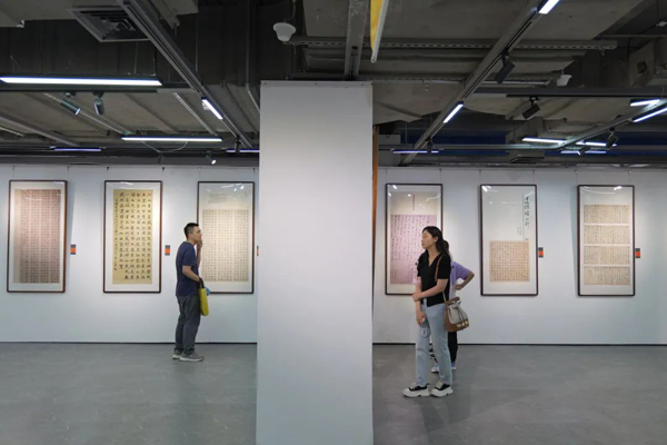 以展促学，推陈出新！浦东新区第二届青年书法篆刻作品展举行